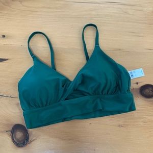 Aerie Twist Longline Scoop Bikini Top - Large